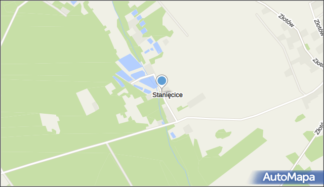 Stanięcice, Stanięcice, mapa Stanięcice