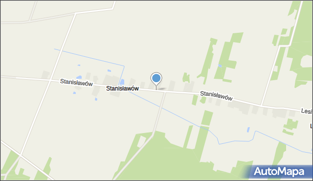 Stanisławów gmina Łęki Szlacheckie, Stanisławów, mapa Stanisławów gmina Łęki Szlacheckie