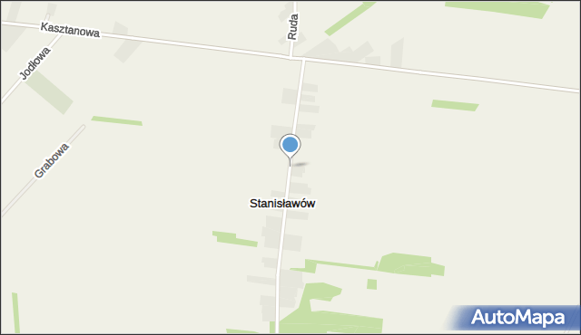 Stanisławów gmina Wierzbica, Stanisławów, mapa Stanisławów gmina Wierzbica