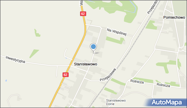 Stanisławowo gmina Pomiechówek, Stanisławowo, mapa Stanisławowo gmina Pomiechówek