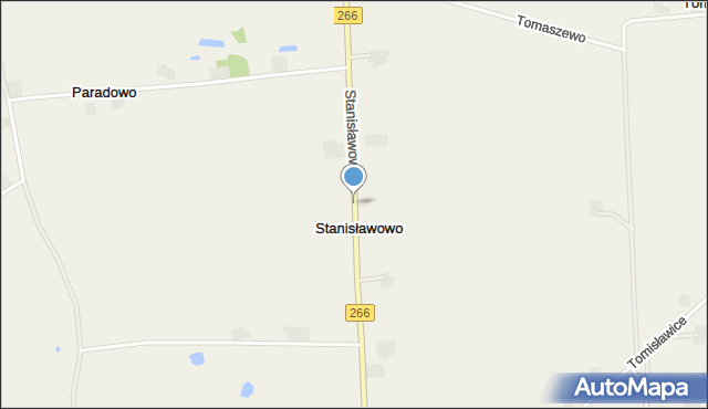 Stanisławowo gmina Wierzbinek, Stanisławowo, mapa Stanisławowo gmina Wierzbinek