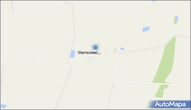 Staniszewo gmina Środa Wielkopolska, Staniszewo, mapa Staniszewo gmina Środa Wielkopolska