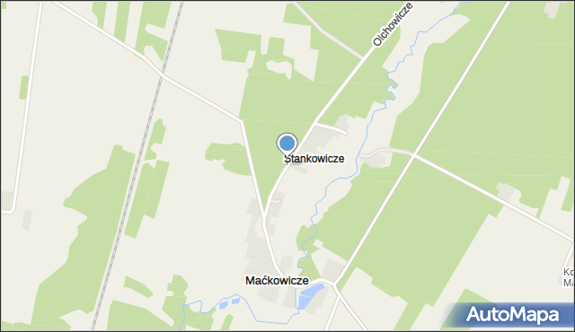 Stankowicze, Stankowicze, mapa Stankowicze