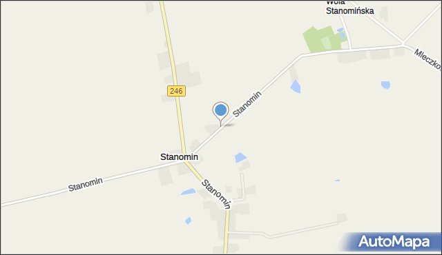 Stanomin, Stanomin, mapa Stanomin