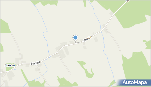 Stanów, Stanów, mapa Stanów