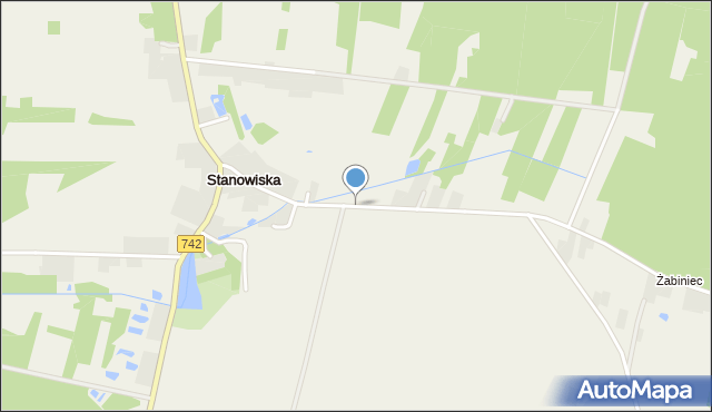 Stanowiska gmina Kluczewsko, Stanowiska, mapa Stanowiska gmina Kluczewsko