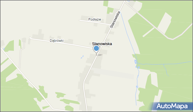 Stanowiska gmina Smyków, Stanowiska, mapa Stanowiska gmina Smyków