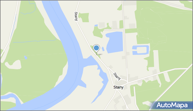 Stany gmina Nowa Sól, Stany, mapa Stany gmina Nowa Sól