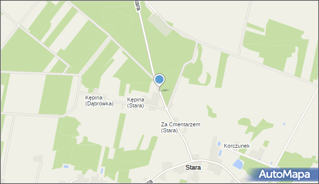 Stara, Stara, mapa Stara