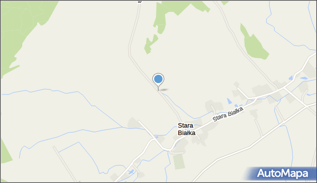 Stara Białka, Stara Białka, mapa Stara Białka