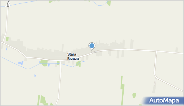 Stara Brzuza, Stara Brzuza, mapa Stara Brzuza