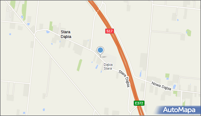 Stara Dąbia, Stara Dąbia, mapa Stara Dąbia