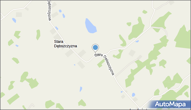 Stara Dębszczyzna, Stara Dębszczyzna, mapa Stara Dębszczyzna