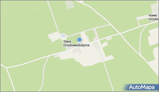 Stara Grzybowszczyzna, Stara Grzybowszczyzna, mapa Stara Grzybowszczyzna