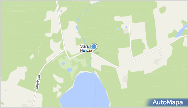 Stara Hańcza, Stara Hańcza, mapa Stara Hańcza