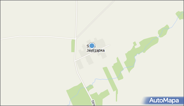 Stara Jastrząbka gmina Śniadowo, Stara Jastrząbka, mapa Stara Jastrząbka gmina Śniadowo