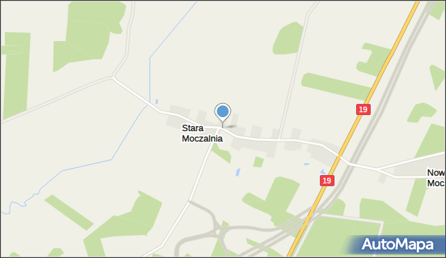 Stara Moczalnia, Stara Moczalnia, mapa Stara Moczalnia