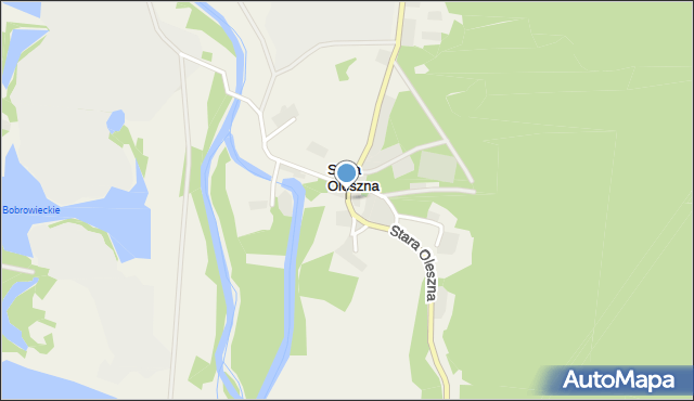 Stara Oleszna, Stara Oleszna, mapa Stara Oleszna