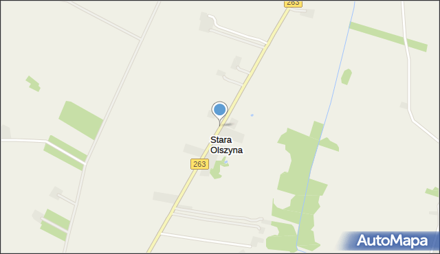 Stara Olszyna, Stara Olszyna, mapa Stara Olszyna