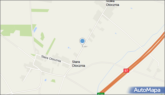 Stara Otocznia, Stara Otocznia, mapa Stara Otocznia