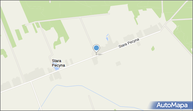 Stara Pecyna, Stara Pecyna, mapa Stara Pecyna