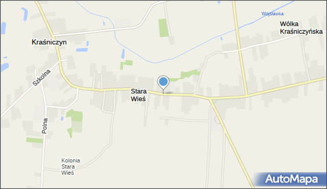 Stara Wieś gmina Kraśniczyn, Stara Wieś, mapa Stara Wieś gmina Kraśniczyn