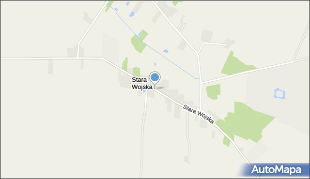 Stara Wojska, Stara Wojska, mapa Stara Wojska