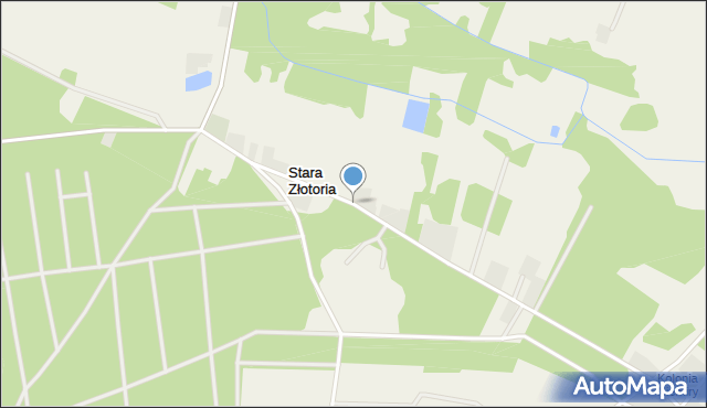 Stara Złotoria, Stara Złotoria, mapa Stara Złotoria