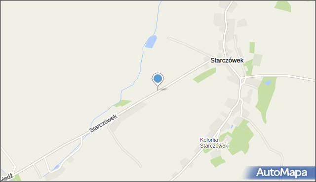 Starczówek, Starczówek, mapa Starczówek