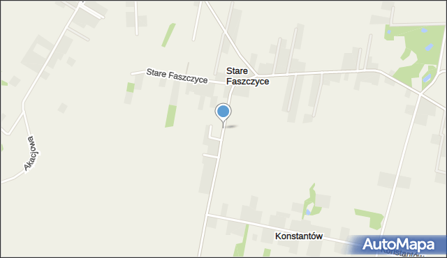 Stare Faszczyce, Stare Faszczyce, mapa Stare Faszczyce