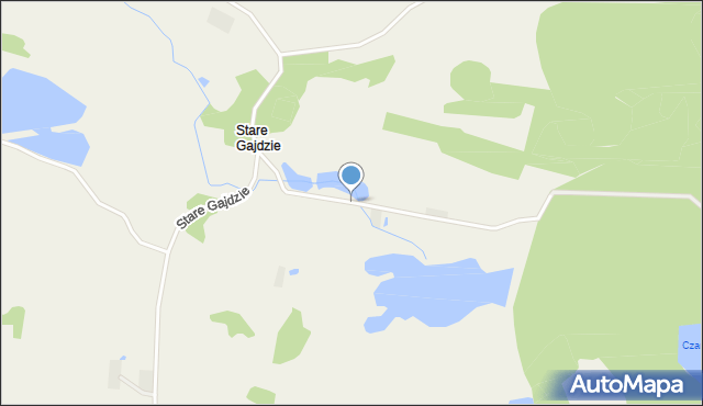 Stare Gajdzie, Stare Gajdzie, mapa Stare Gajdzie