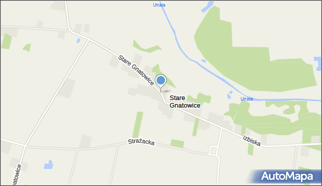 Stare Gnatowice, Stare Gnatowice, mapa Stare Gnatowice