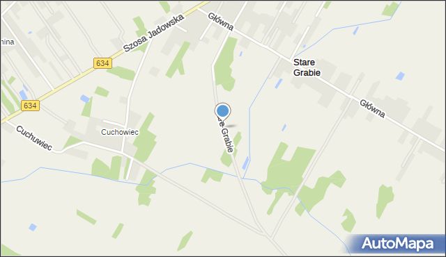 Stare Grabie, Stare Grabie, mapa Stare Grabie