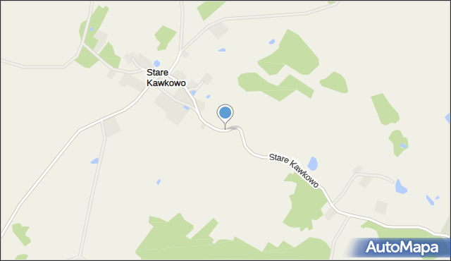 Stare Kawkowo, Stare Kawkowo, mapa Stare Kawkowo