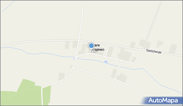 Stare Krajewo, Stare Krajewo, mapa Stare Krajewo