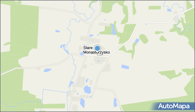 Stare Monasterzysko, Stare Monasterzysko, mapa Stare Monasterzysko