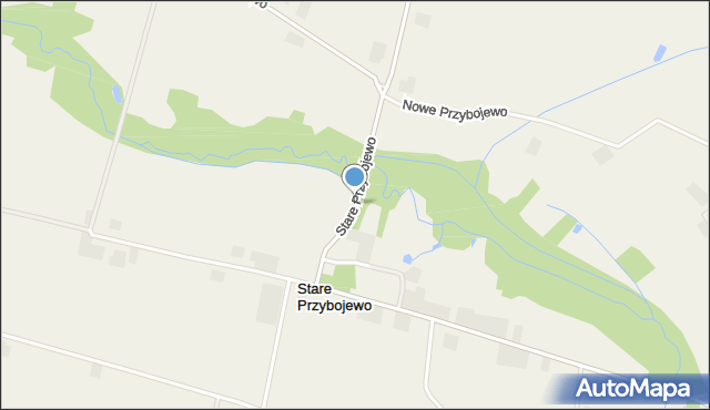 Stare Przybojewo, Stare Przybojewo, mapa Stare Przybojewo