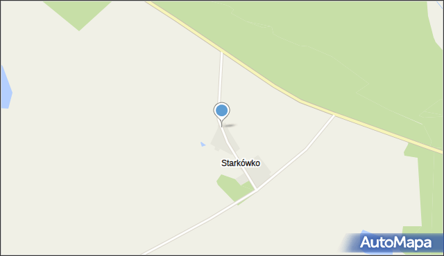 Starkówko, Starkówko, mapa Starkówko