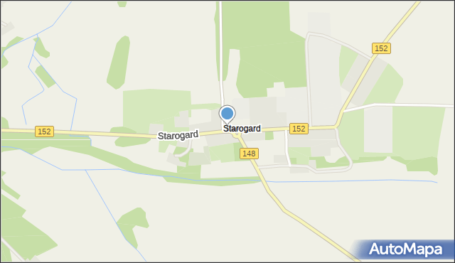 Starogard, Starogard, mapa Starogard