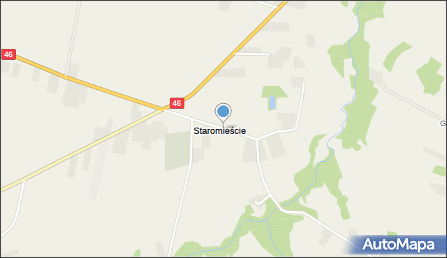 Staromieście, Staromieście, mapa Staromieście