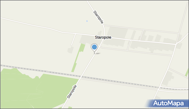 Staropole gmina Przyrów, Staropole, mapa Staropole gmina Przyrów