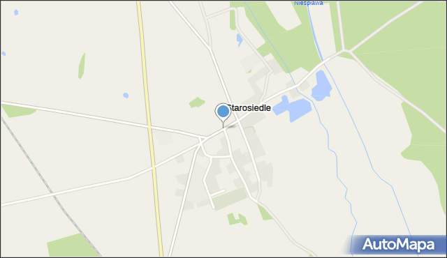 Starosiedle, Starosiedle, mapa Starosiedle