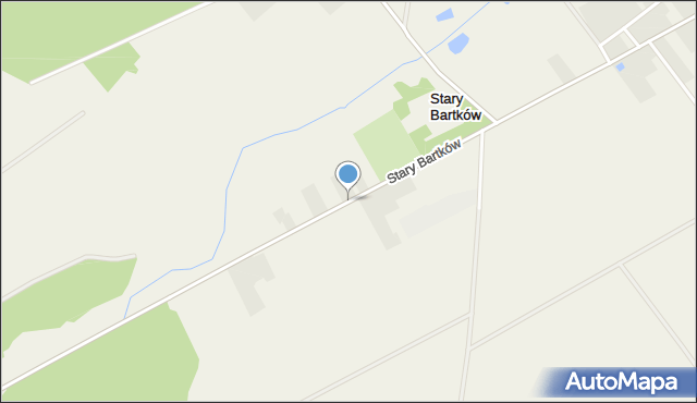 Stary Bartków, Stary Bartków, mapa Stary Bartków