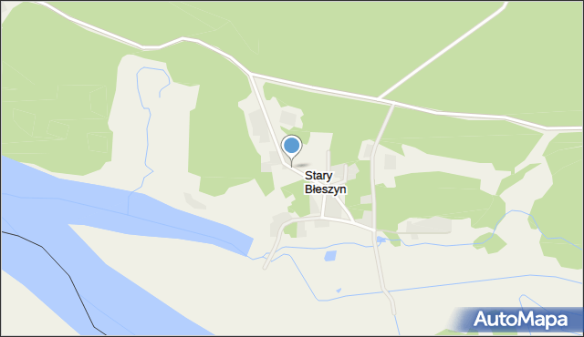 Stary Błeszyn, Stary Błeszyn, mapa Stary Błeszyn