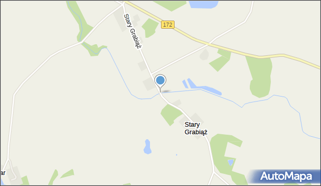 Stary Grabiąż, Stary Grabiąż, mapa Stary Grabiąż