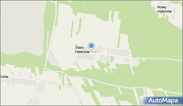 Stary Helenów, Stary Helenów, mapa Stary Helenów