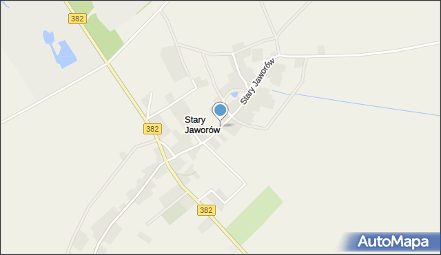 Stary Jaworów, Stary Jaworów, mapa Stary Jaworów