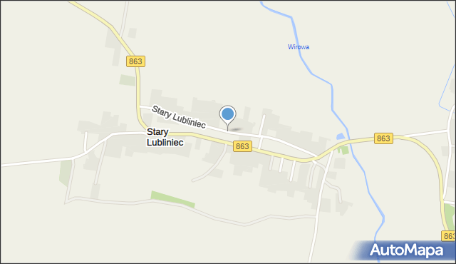 Stary Lubliniec, Stary Lubliniec, mapa Stary Lubliniec