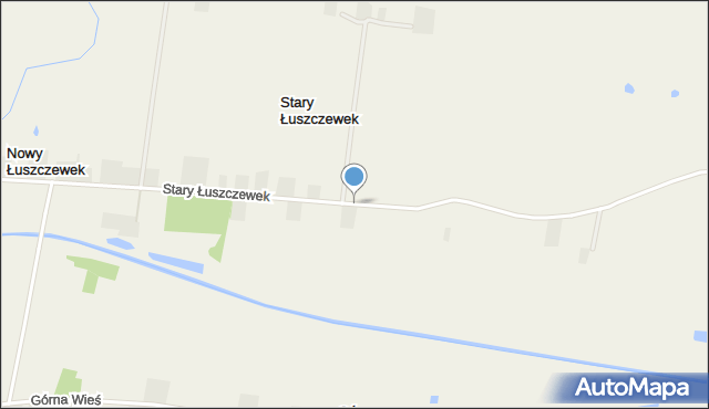 Stary Łuszczewek, Stary Łuszczewek, mapa Stary Łuszczewek