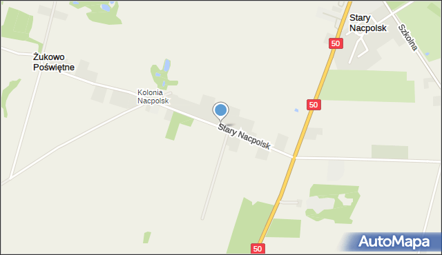 Stary Nacpolsk, Stary Nacpolsk, mapa Stary Nacpolsk